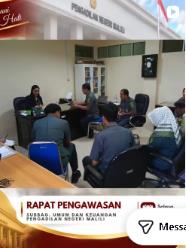 Rapat Pengawasan Bidang Subbagian Umum dan Keuangan PN Malili