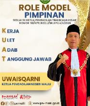 Penetapan Role Model Pimpinan PN Malili: Y.M. Uwaisqarni, S.H., M.H. (K-U-A-T)