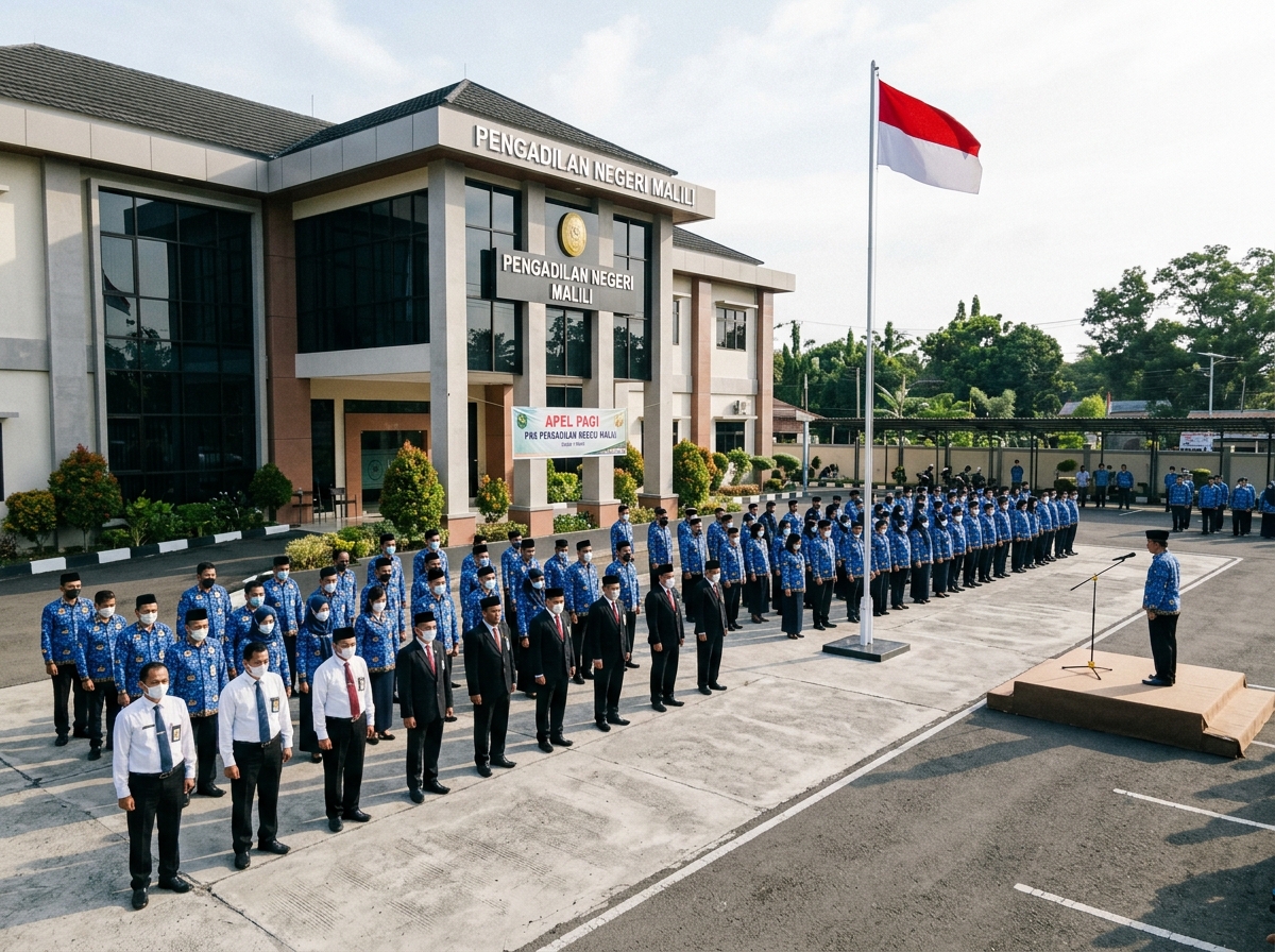 apel pagi, briefing ptsp