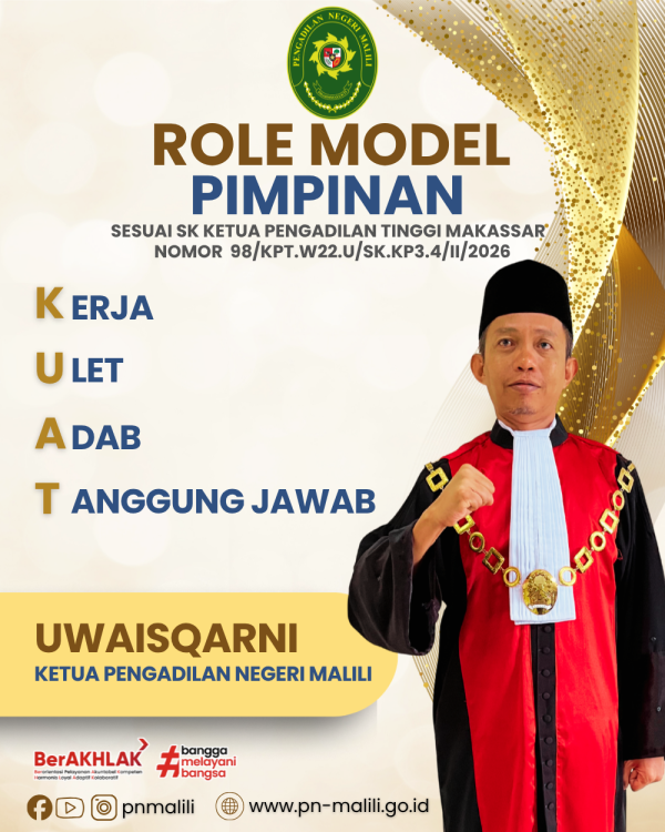 Role Model Pimpinan PN Malili