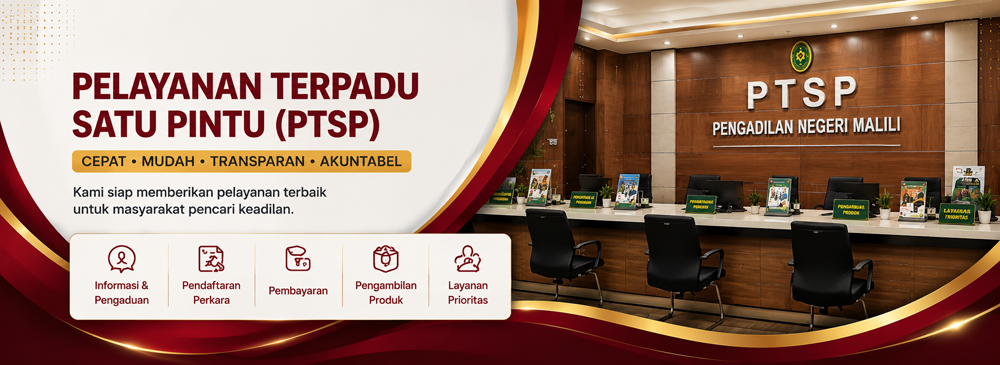 Pelayanan Terpadu Satu Pintu PTSP PN Malili